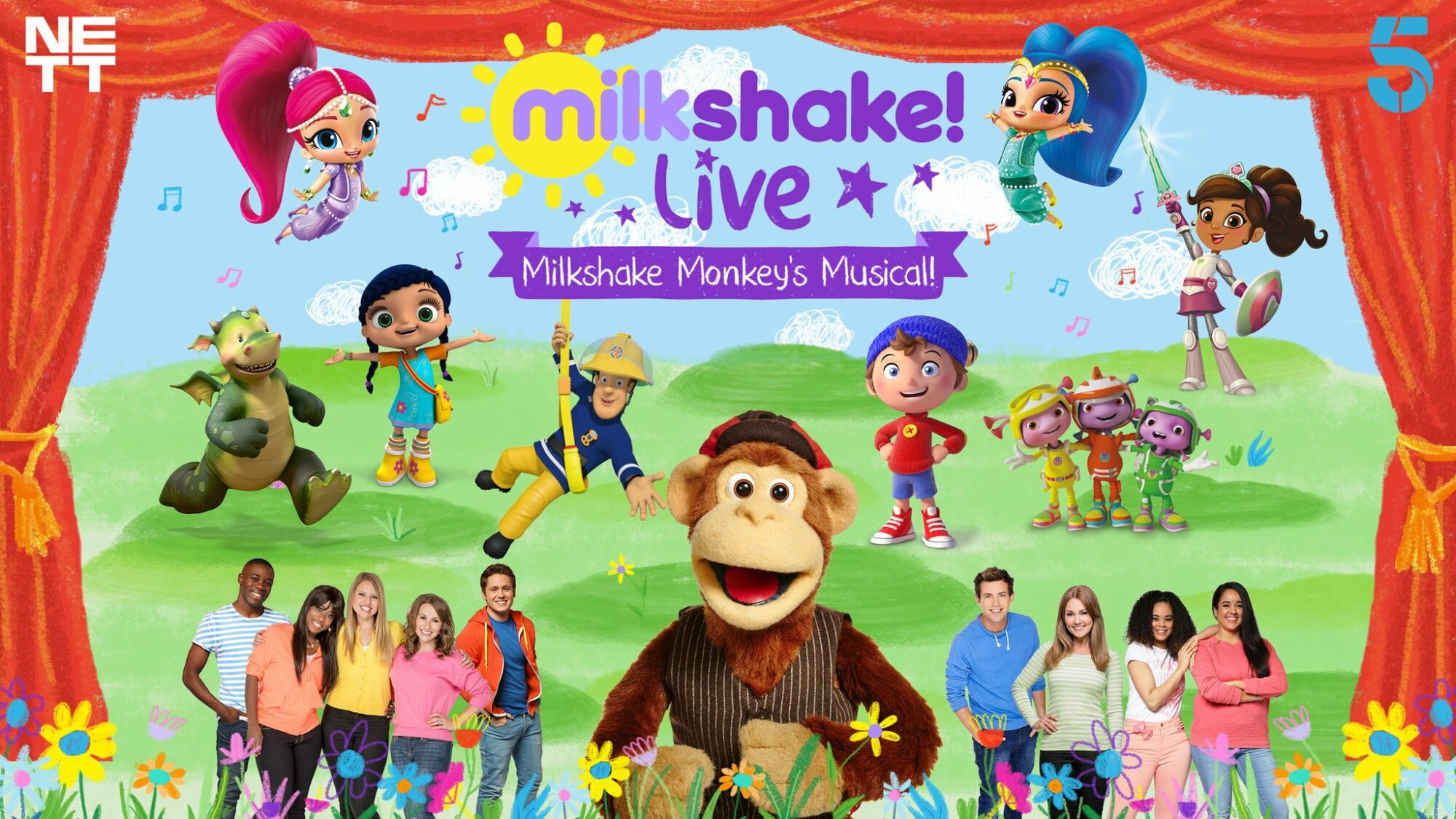 Image name Milkshake Live at Sheffield City Hall Oval Hall Sheffield the 1 image from the post Milkshake! Live at Scarborough Spa Grand Hall, Scarborough in Yorkshire.com.