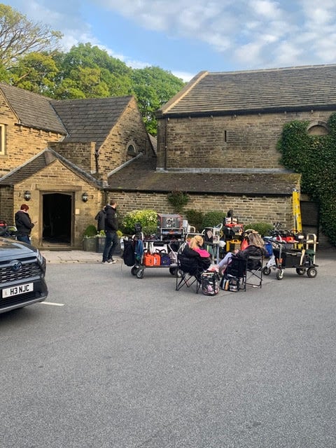 Image name crew filming happy valley holdsworth house hotel the 15 image from the post Where Happy Valley is filmed in Yorkshire - locations, venues and studios in Yorkshire.com.