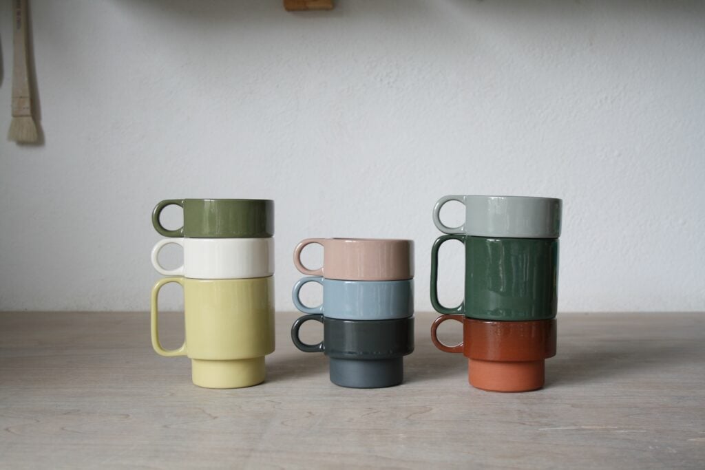 Image name Copy of Emma Johnson Ceramics Small and medium cups the 4 image from the post FORM:FUNCTION in Yorkshire.com.