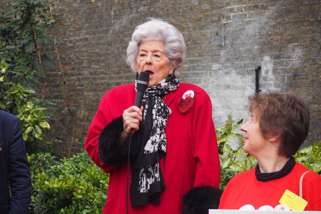Image name betty boothroyd london the 9 image from the post International Women's Day in Yorkshire in Yorkshire.com.