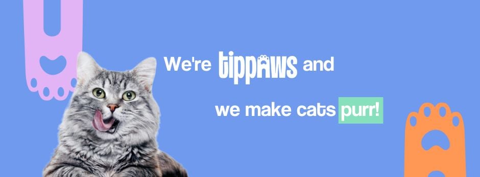 Image name tippaws banner the 1 image from the post Purrfect Essentials Kit Giveaway: sponsored by Tippaws in Yorkshire.com.