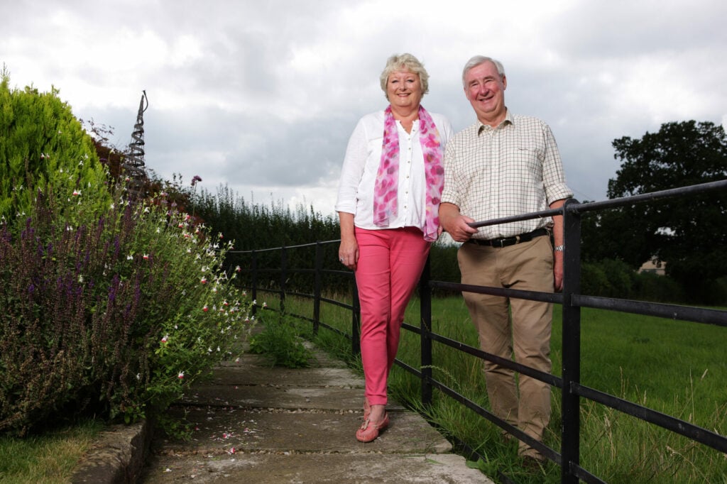 Image name 2 Peter and wife Lin ©Barry Marsden the 5 image from the post Giveaway: signed copy of "The Tales and Tails of a Yorkshire Vet" by Peter Wright in Yorkshire.com.