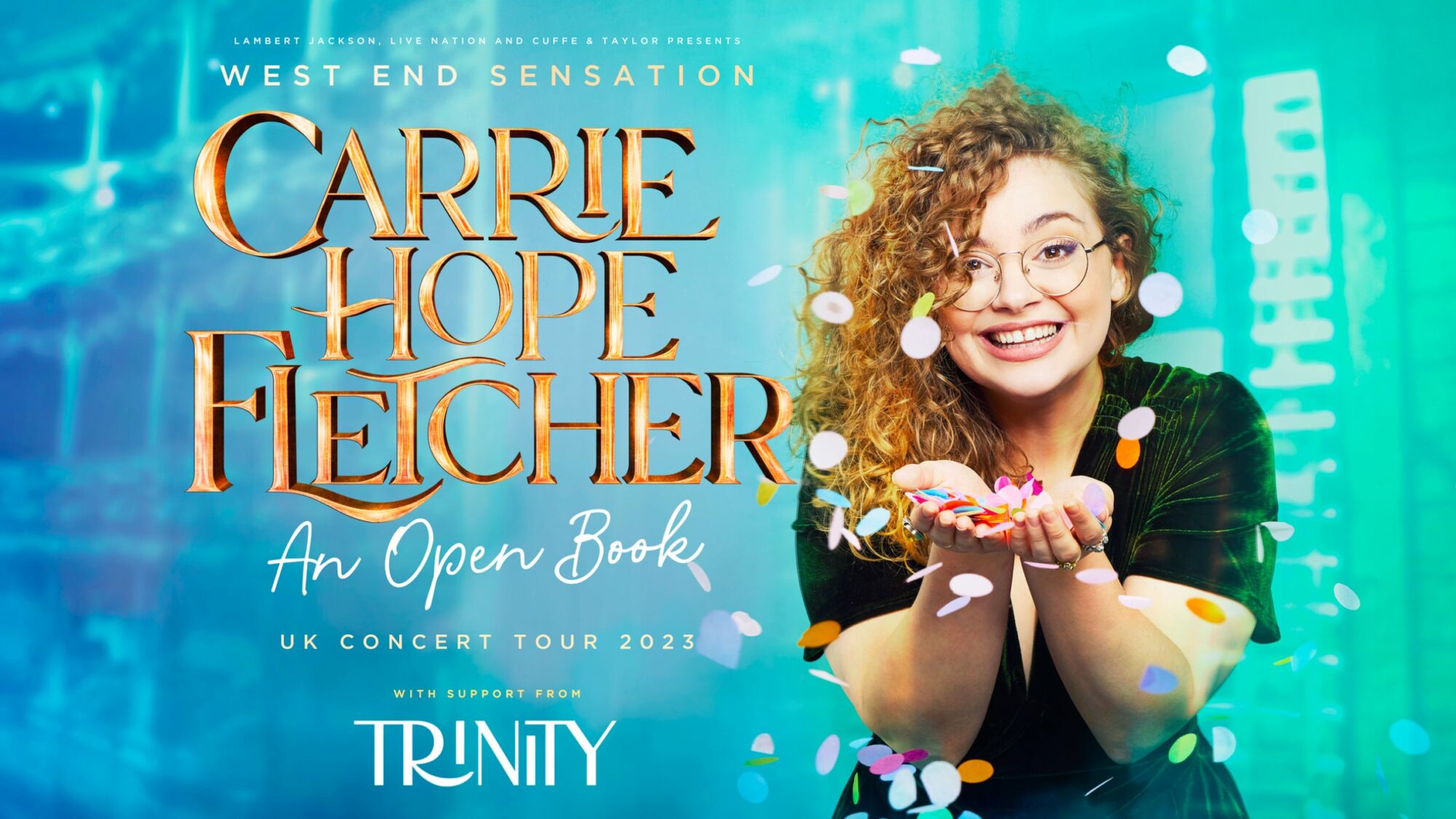 Image name Carrie Hope Fletcher an Open Book at Sheffield City Hall Oval Hall Sheffield 1 the 1 image from the post Carrie Hope Fletcher - an Open Book at St Georges Hall, Bradford, Bradford in Yorkshire.com.
