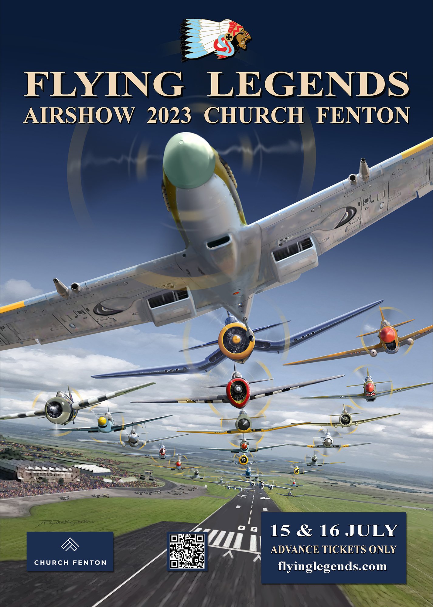 Image name Legends 2023 Poster hero 02 the 14 image from the post The Flying Legends Airshow in Yorkshire.com.