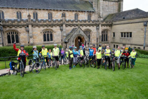 Pilgrim route cyclists Bradford