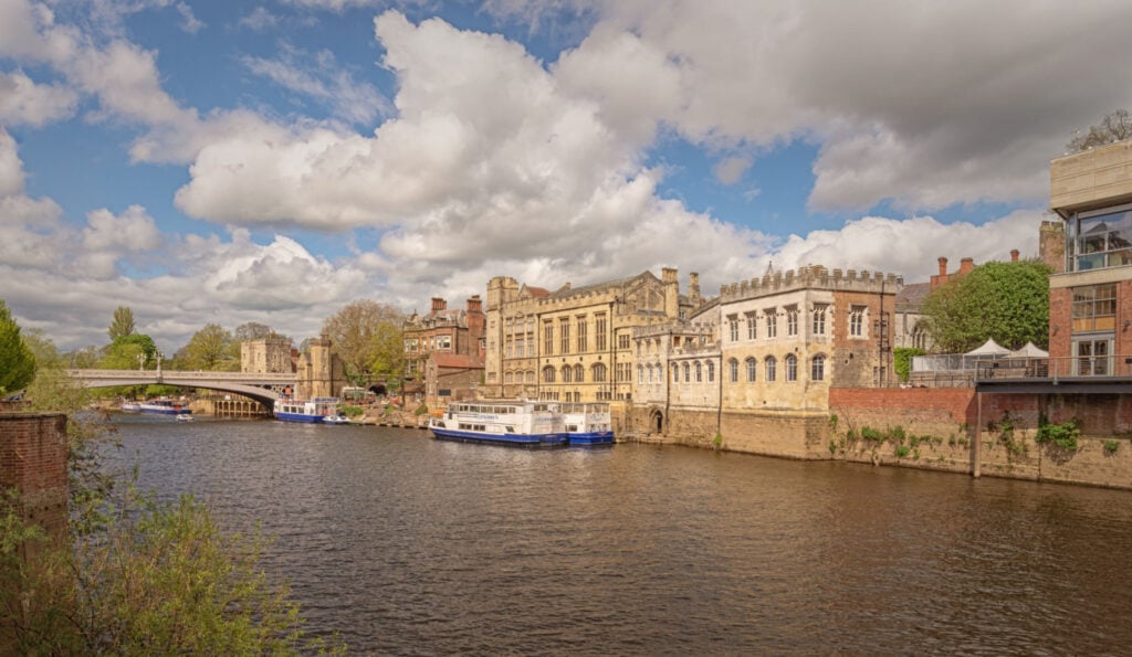 River Ouse and Lendal bridge in York