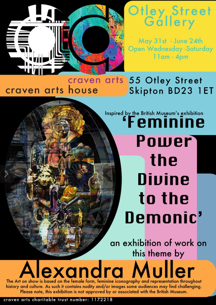Image name Alexandra Muller poster 3 the 1 image from the post Feminine power - Devine to the demonic in Yorkshire.com.