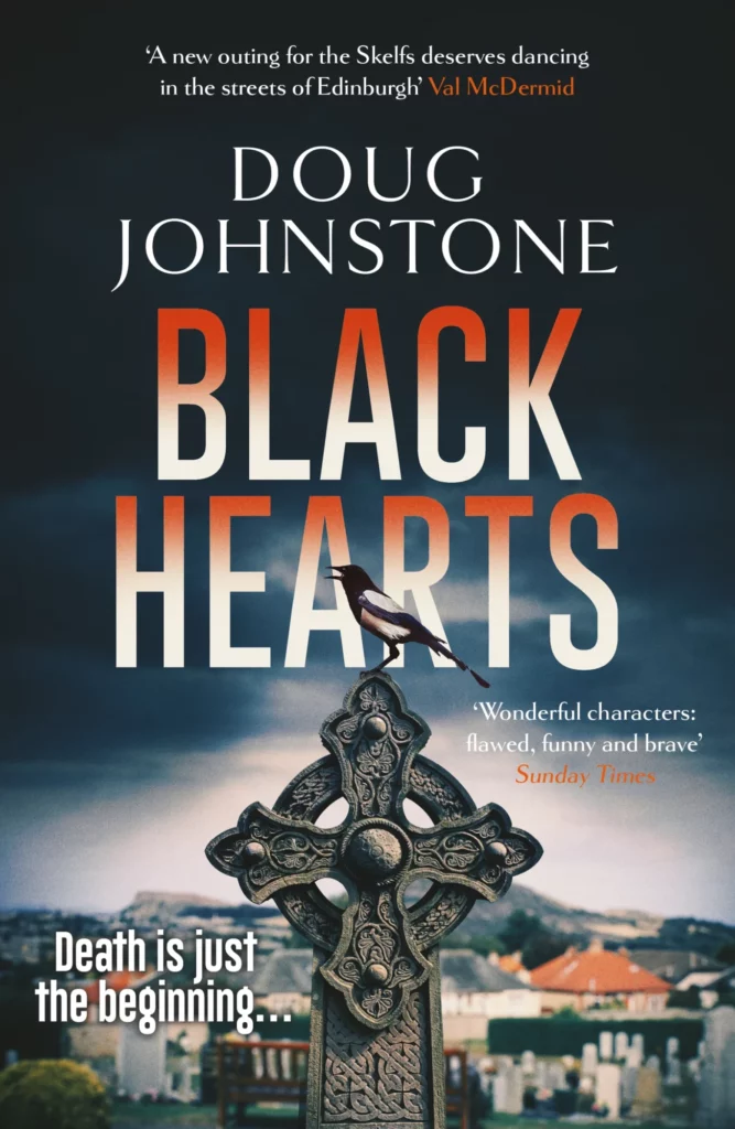 Image name Black Hearts doug johnstone crime novel shortlist the 2 image from the post Giveaway: 6 Shortlisted Books of Theakston Old Peculier Crime Novel of the Year 2023 in Yorkshire.com.
