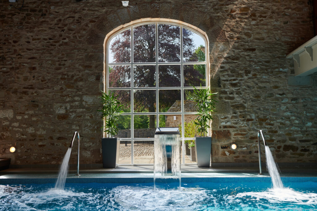 Image name Hydrotheraphy Pool The Devonshire Spa New 2023 8 the 12 image from the post The Devonshire Arms Hotel & Spa in Yorkshire.com.