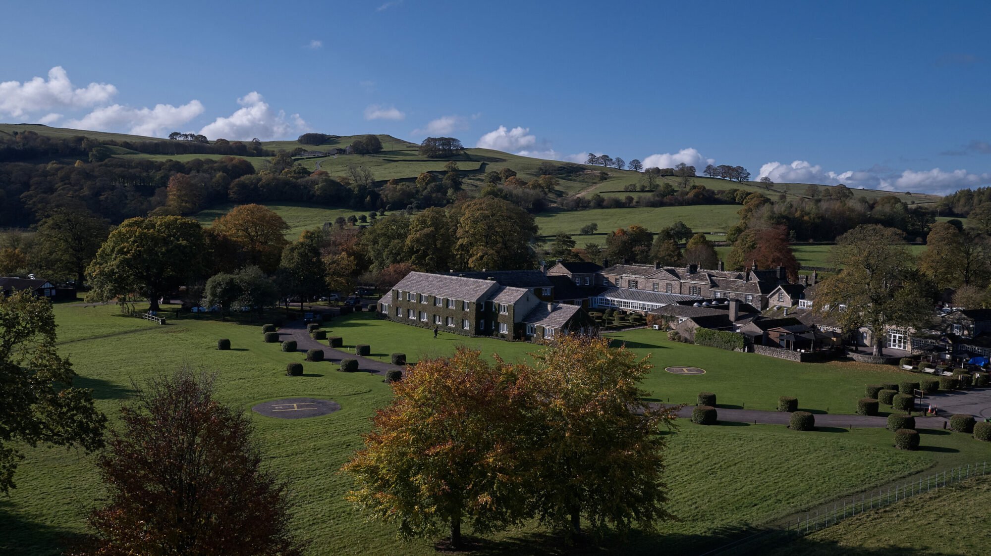 Image name The Devonshire Arms Hotel Spa ariel view summer view autumn view Yorkshire Dales Bolton Abbey Wedding venue countryside 2 1 scaled the 3 image from the post The Devonshire Arms Hotel & Spa in Yorkshire.com.