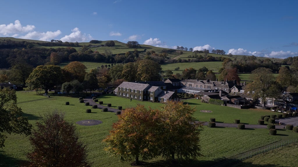 The Devonshire Arms Hotel & Spa Accommodation image 1 Image name The Devonshire Arms Hotel Spa ariel view summer view autumn view Yorkshire Dales Bolton Abbey Wedding venue countryside 2 the 1 image from the post The Devonshire Arms Hotel & Spa in Yorkshire.com.