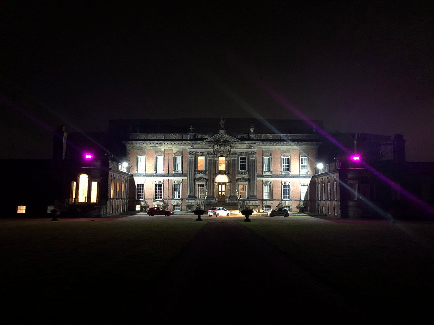 Image name wentworth woodhouse at night resized the 27 image from the post Dr Emma Wells, on the largest private dwelling in the UK: Wentworth Woodhouse in Yorkshire.com.