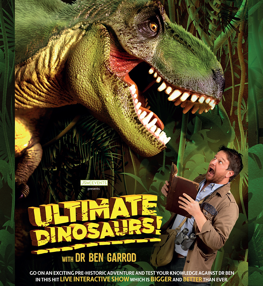 Image name ultimate dinosaurs dr ben garrod the 26 image from the post Dr Ben Garrod: Ultimate Dinosaurs is coming to Halifax in Yorkshire.com.