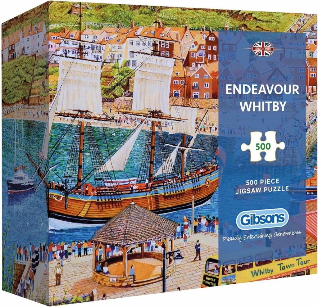 Image name endeavour whitby jigsaw the 4 image from the post Books and games for Yorkshire holiday lets in Yorkshire.com.