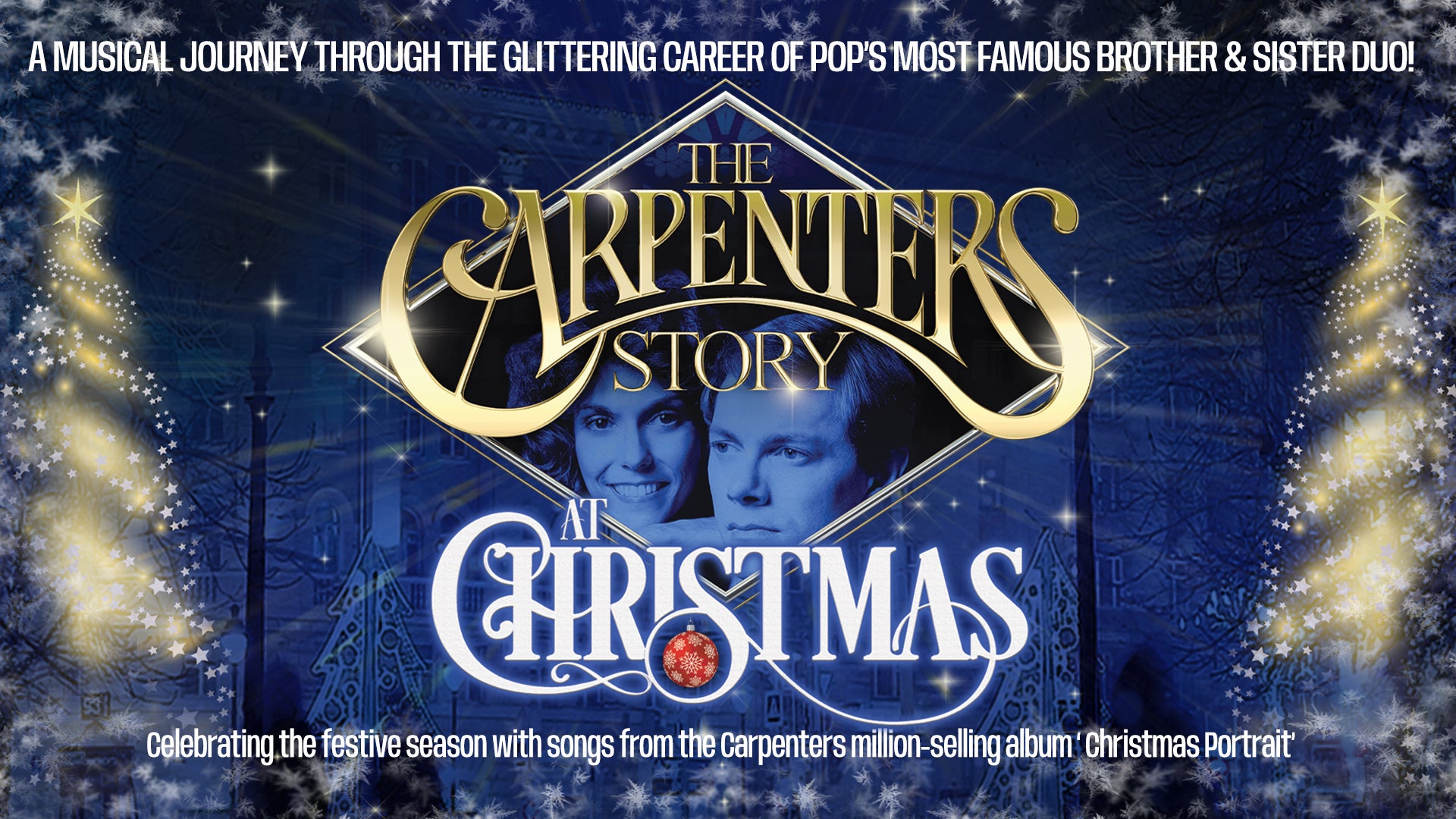 Image name The Carpenters Story The Carpenters at Christmas at York Barbican York the 1 image from the post The Carpenter's Story - The Carpenters at Christmas at York Barbican, York in Yorkshire.com.