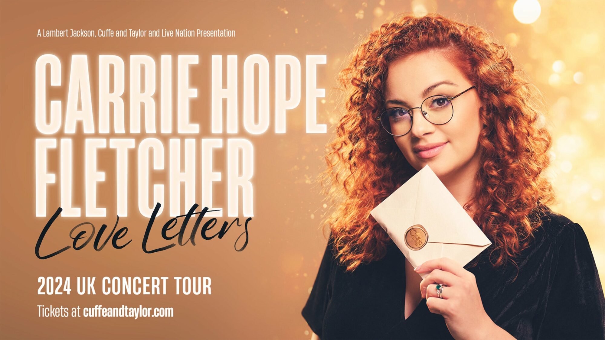 Image name Carrie Hope Fletcher Love Letters at York Barbican York the 34 image from the post Events in Yorkshire.com.