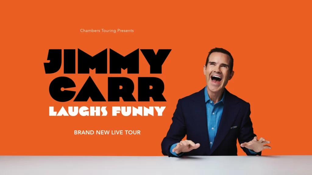 Most popular upcoming live entertainment in Yorkshire Post image 1 Image name Jimmy Carr Laughs Funny at York Barbican York the 1 image from the post Most popular upcoming live entertainment in Yorkshire in Yorkshire.com.