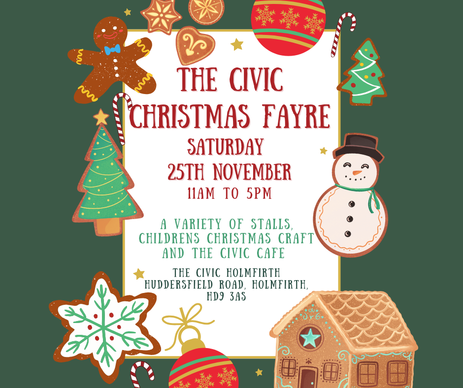 Image name Social Media Poster the 3 image from the post The Civic Christmas Fayre in Yorkshire.com.