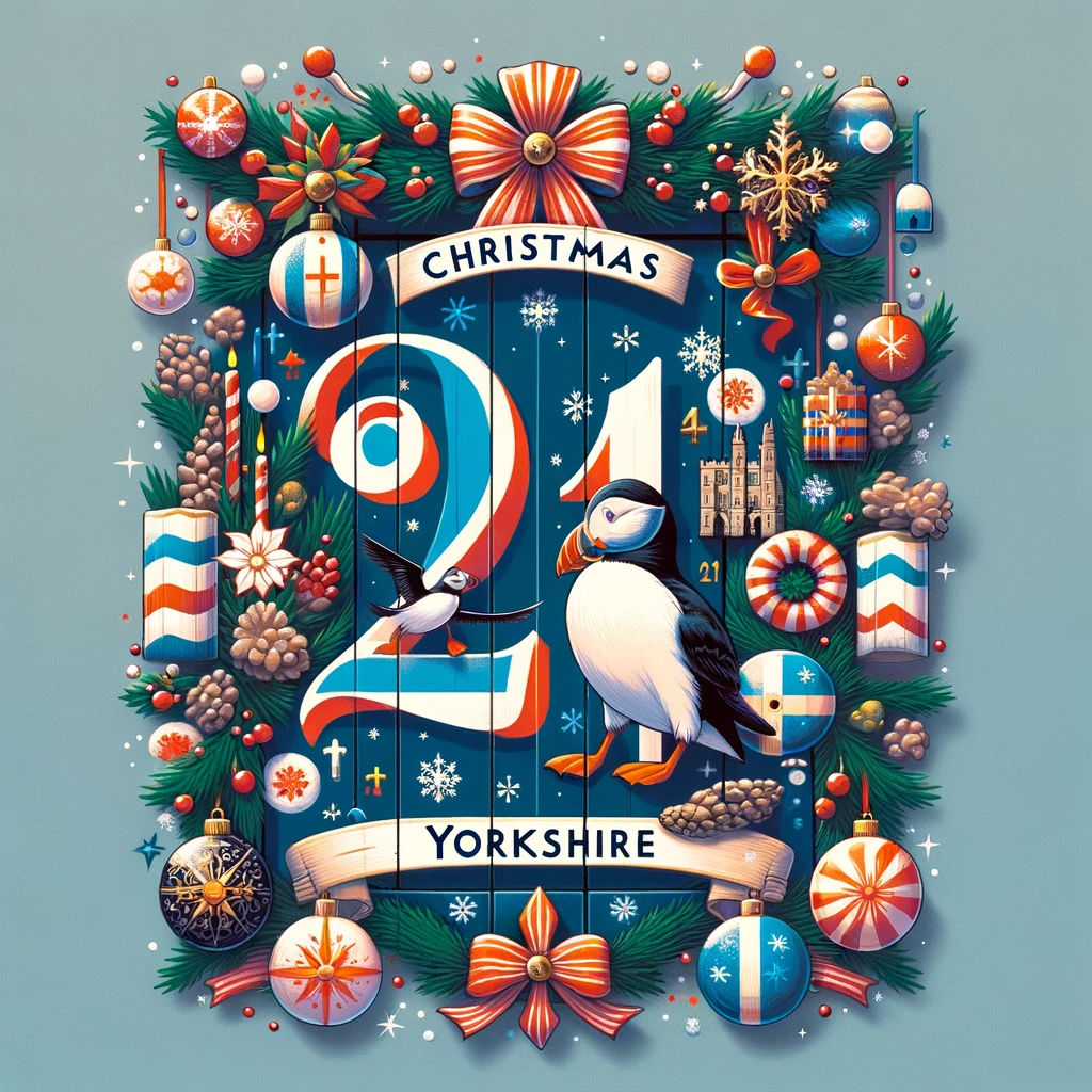 Image name door 21 advent calendar welcome to yorkshire the 2 image from the post Day 21 – Christmas 2023 in Yorkshire.com.