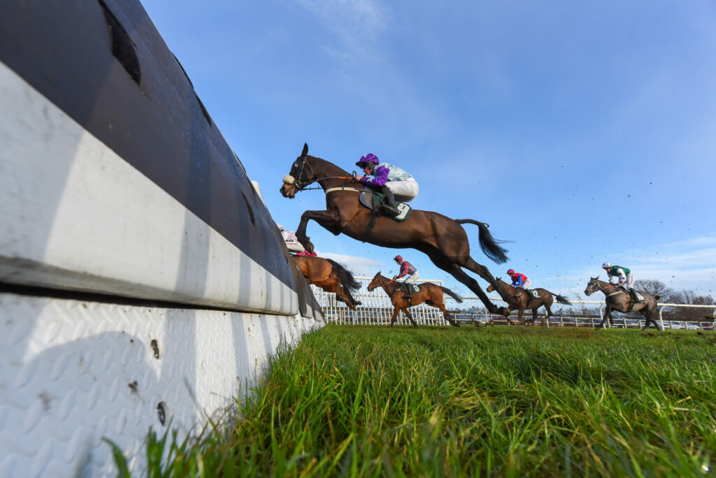 Image name racehorse starting jump catterick racecourse yorkshire the 3 image from the post Day 8 – Christmas 2023 in Yorkshire.com.