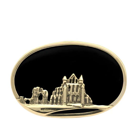 Image name whitby abbey jet brooch the 24 image from the post Yorkshire Black Friday Deals in Yorkshire.com.