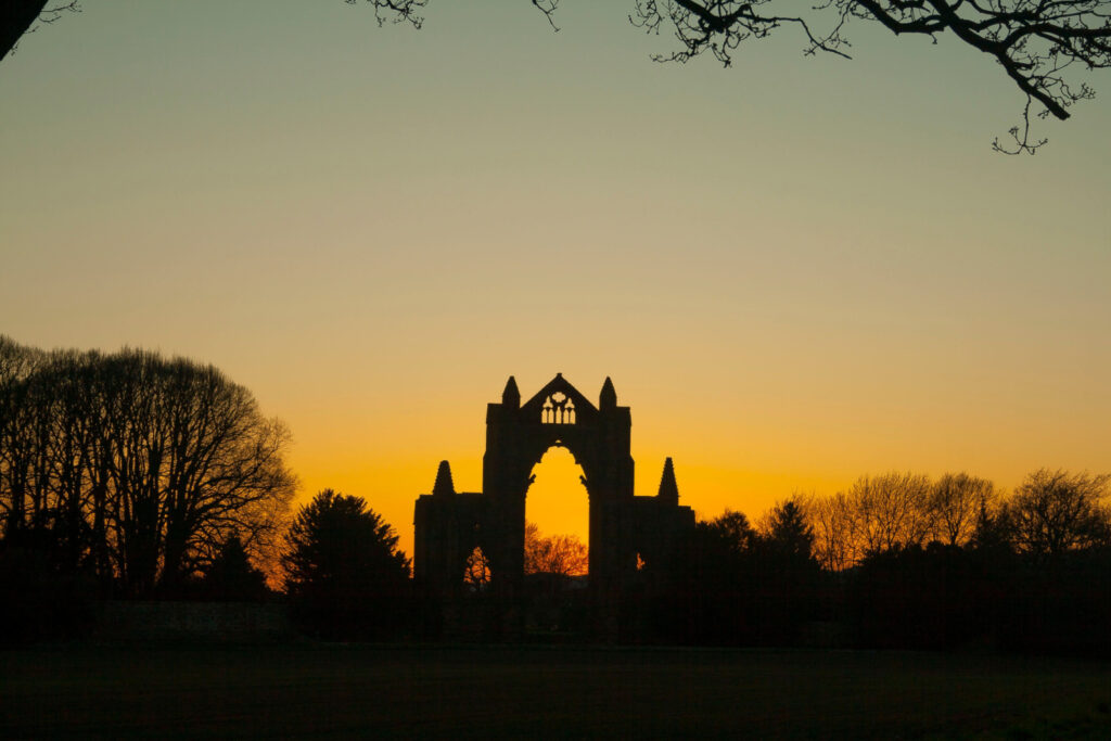 Image name guisborough priory north yorkshire sunset the 1 image from the post A look at the history of Guisborough Priory, with Dr Emma Wells in Yorkshire.com.