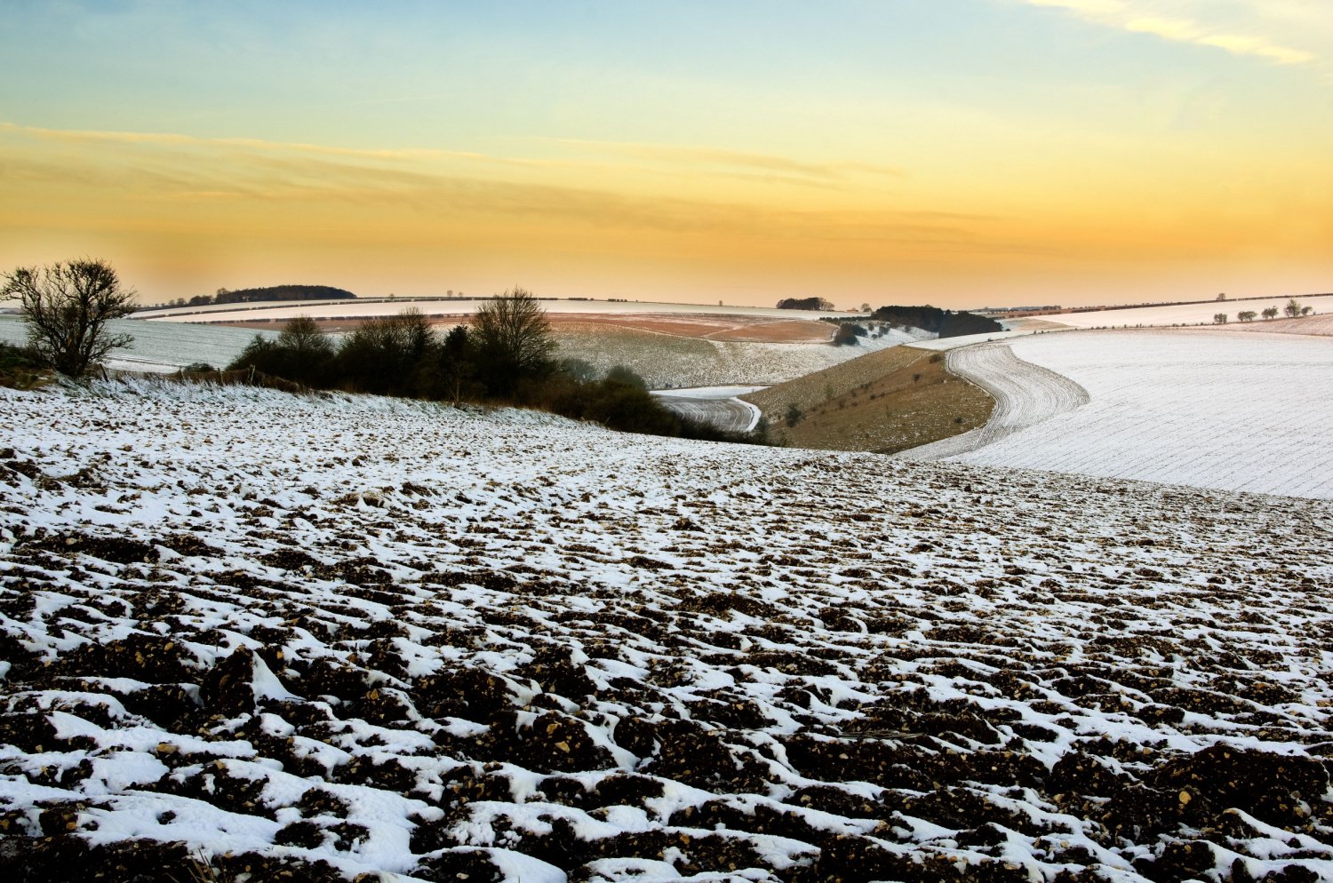 Image name yorkshire wolds snow the 17 image from the post Newsletter - Friday 8th December 2023 in Yorkshire.com.
