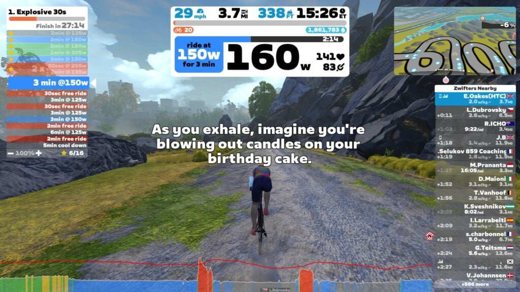 Image name emma oakes zwift training the 10 image from the post Emma's Diary: Training for the Long Course Weekend Yorkshire in Yorkshire.com.