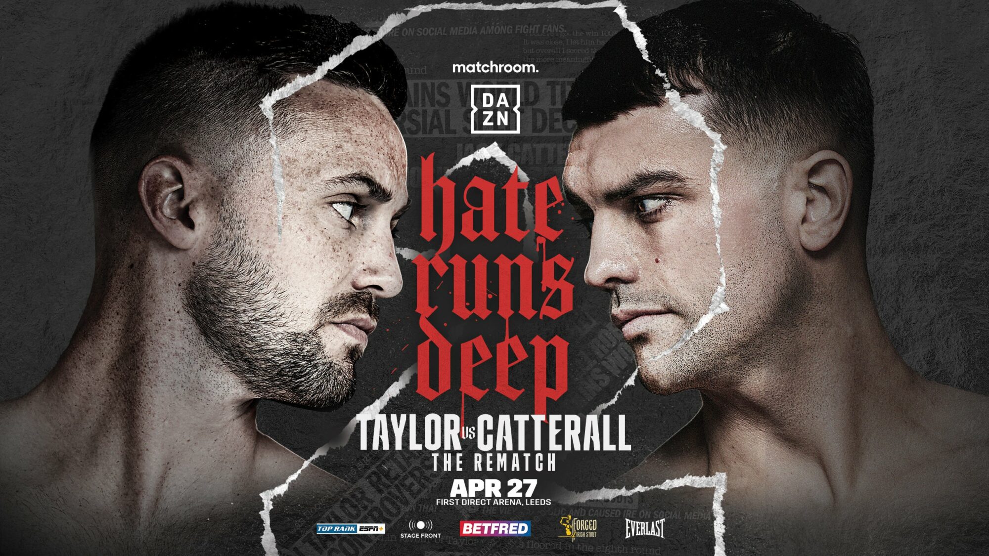 Image name Matchroom Boxing Josh Taylor vs Jack Catterall at First Direct Arena Leeds the 4 image from the post Matchroom Boxing: Josh Taylor vs Jack Catterall at First Direct Arena, Leeds in Yorkshire.com.