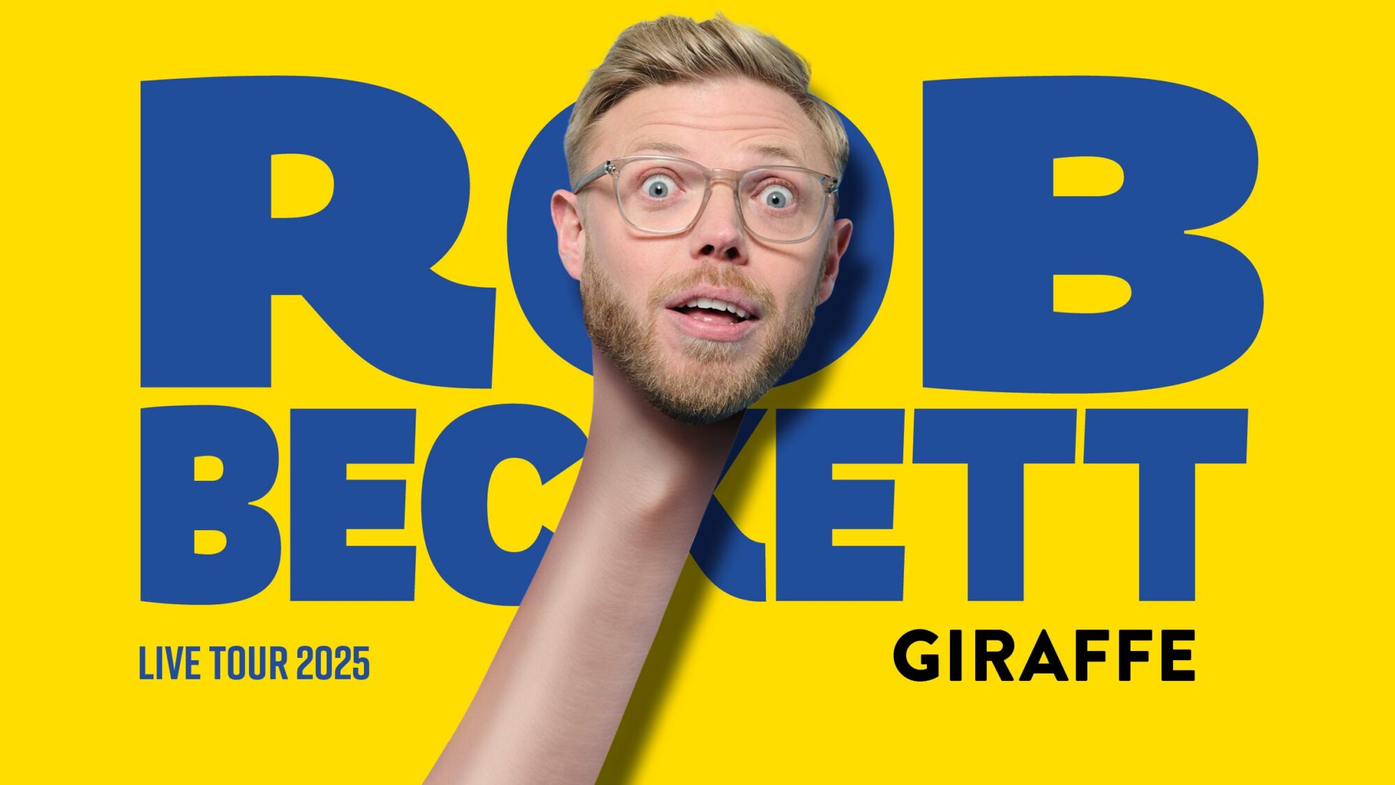 Image name Rob Beckett Giraffe at York Barbican York the 1 image from the post Rob Beckett: Giraffe at Connexin Live, Hull in Yorkshire.com.
