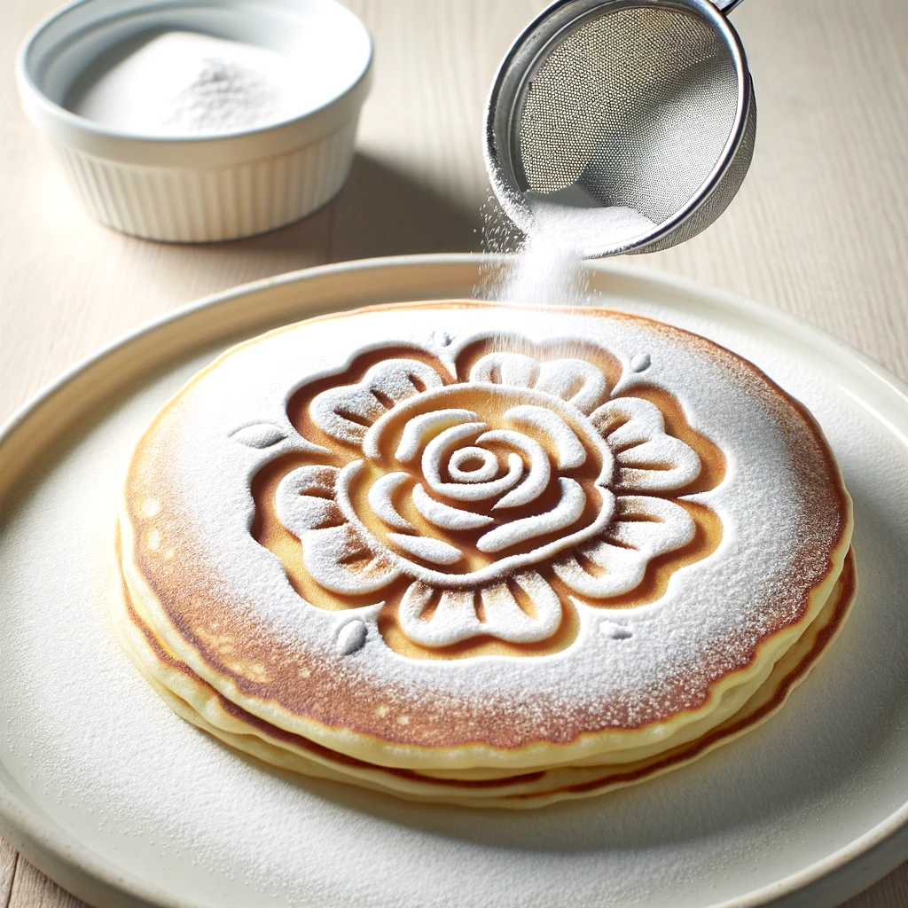 Image name icing sugar yorkshire rose pancakes the 1 image from the post Yorkshire puddings, pancakes or both? in Yorkshire.com.