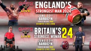 Image name Englands Strongest Man Britains Strongest Woman All Day Ticket at York Barbican York the 3 image from the post Events in York in Yorkshire.com.