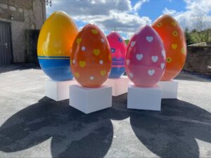 Image name Esater Egg Hunt huddersfield giant eggs yorkshire the 5 image from the post Find Car Parks In Huddersfield – Yorkshire in Yorkshire.com.