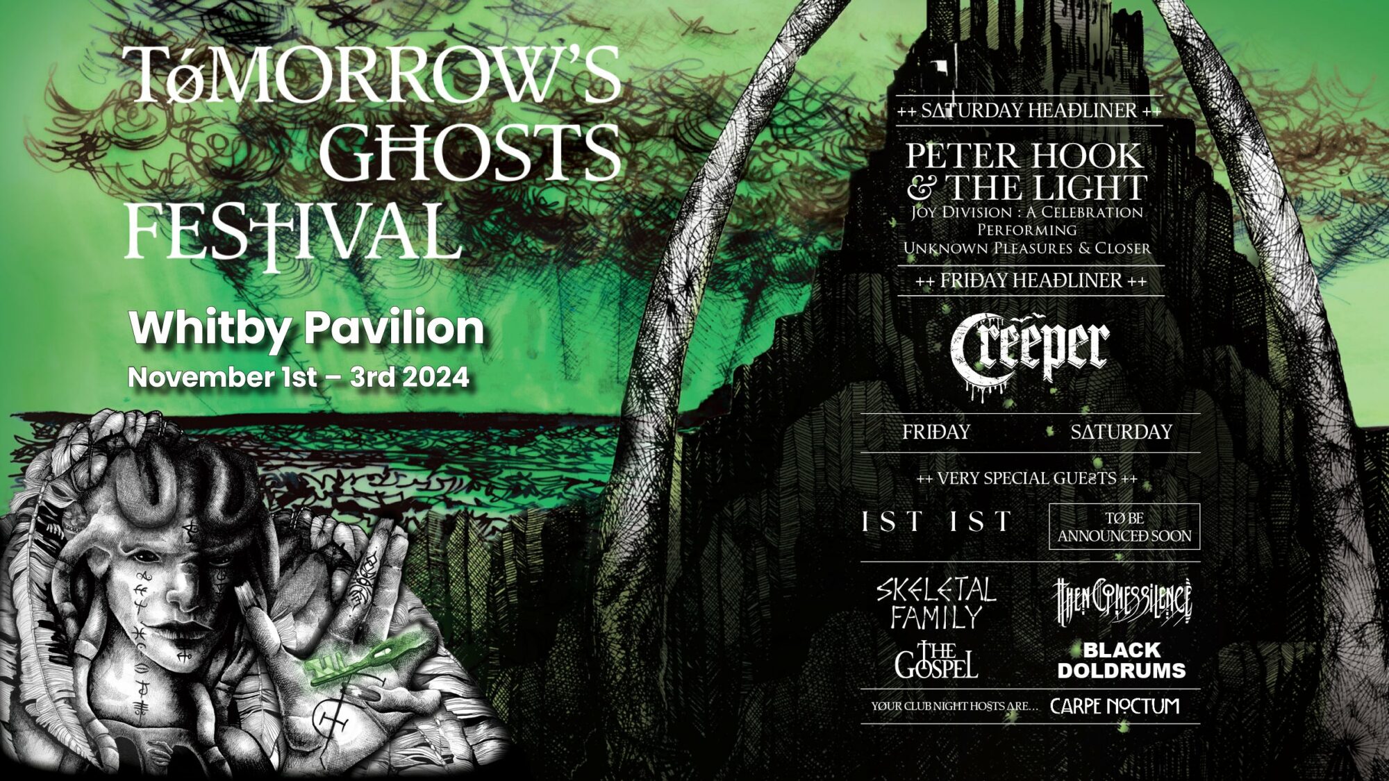 Image name Tomorrows Ghosts Festival Friday Night Ticket at Whitby Pavilion Northern Lights Suite Whitby the 14 image from the post Tomorrows Ghosts Festival Saturday Night Ticket at Whitby Pavilion Northern Lights Suite, Whitby in Yorkshire.com.