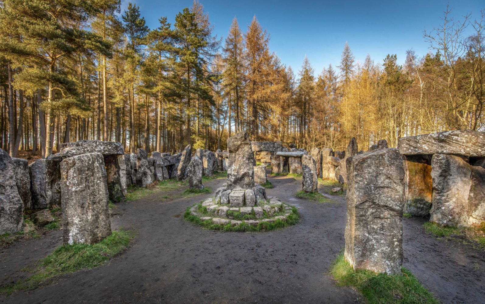 Image name druids temple masham swinton north yorkshire blue sky the 20 image from the post A look at the history of Druids Temple, with Dr Emma Wells in Yorkshire.com.