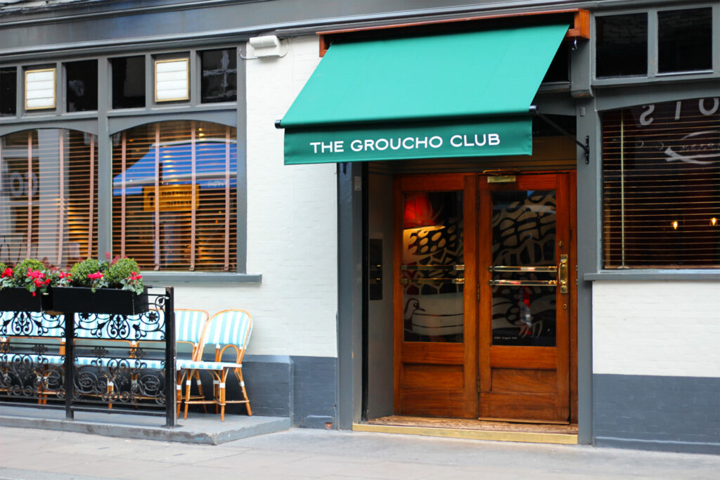 the Groucho Club, in London