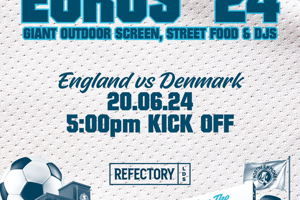 Image name EUROS 24 England V Denmark at Northern Monk Refectory Leeds the 24 image from the post Events in Yorkshire.com.