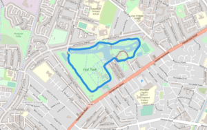 Parkrun Hull map