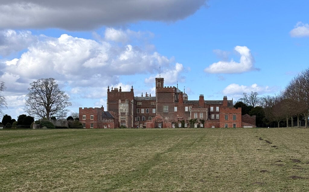 Image name burton constable hall red bricks blue sky and clouds east yorkshire the 1 image from the post A look at the history of Burton Constable Hall, with Dr Emma Wells in Yorkshire.com.