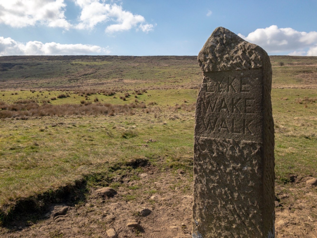Image name lyke wake walk milestone north york moors yorkshire the 25 image from the post Walk: Lyke Wake Walk in Yorkshire.com.