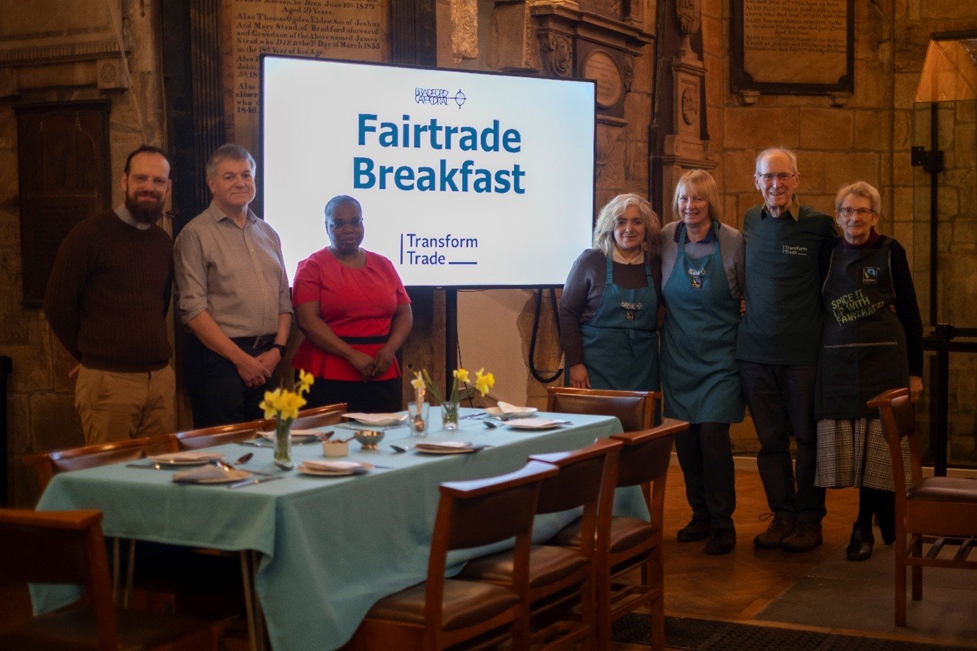 Fair Trade Breakfast at Bradford Cathedral