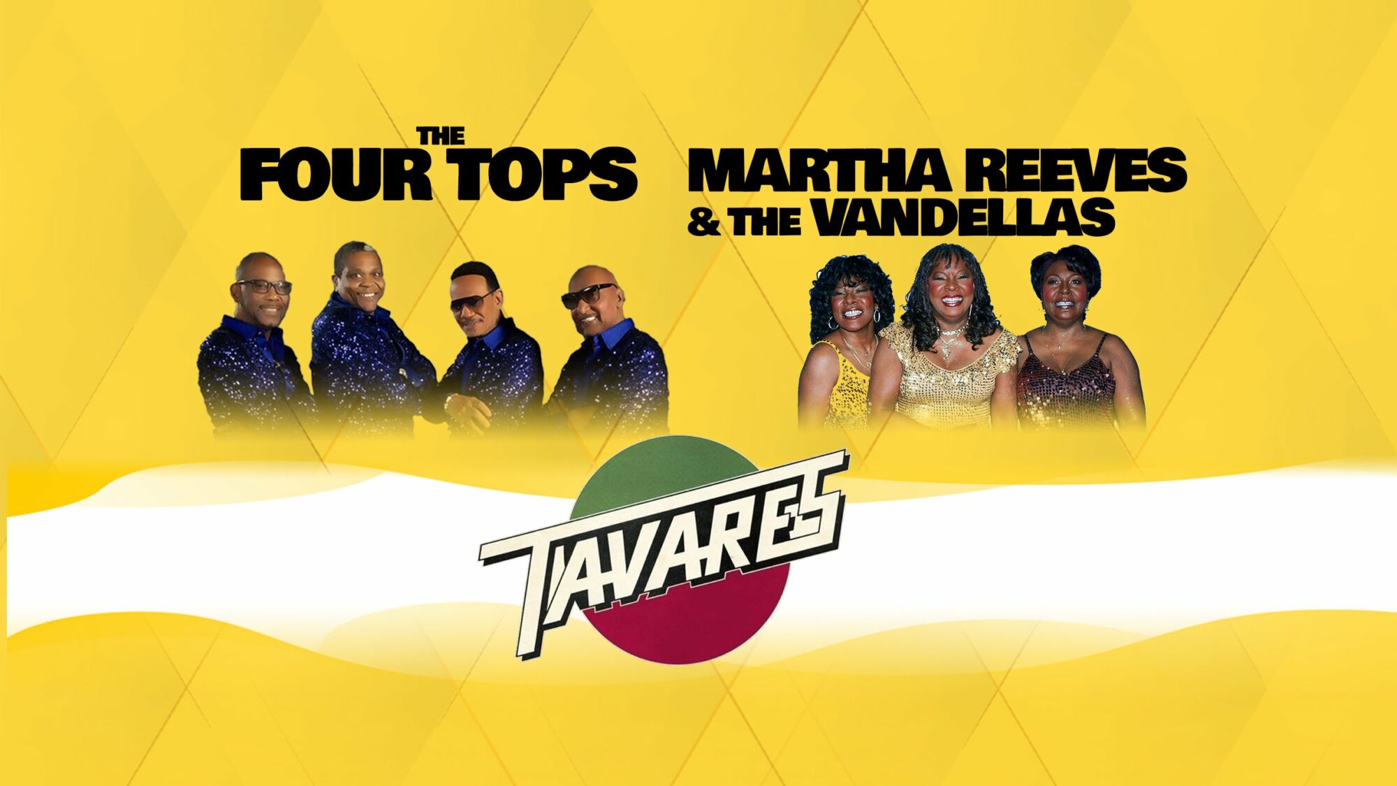 Image name The Four Tops Tavares Martha Reeves the Vandellas at Connexin Live Hull the 10 image from the post Events in Yorkshire.com.
