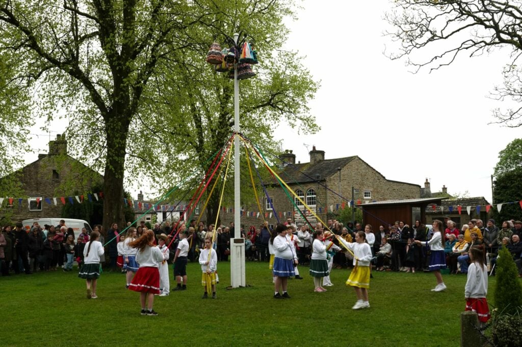 Image name long preston maypole dance north yorkshire the 7 image from the post Long Preston May Day in Yorkshire.com.