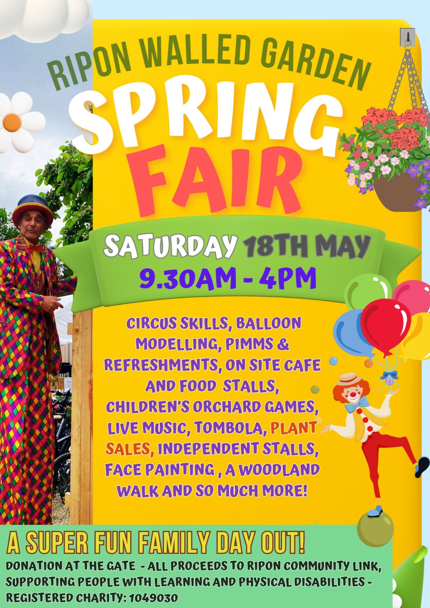 Image name spring fair poster final the 1 image from the post Spring Plant Fair in Yorkshire.com.