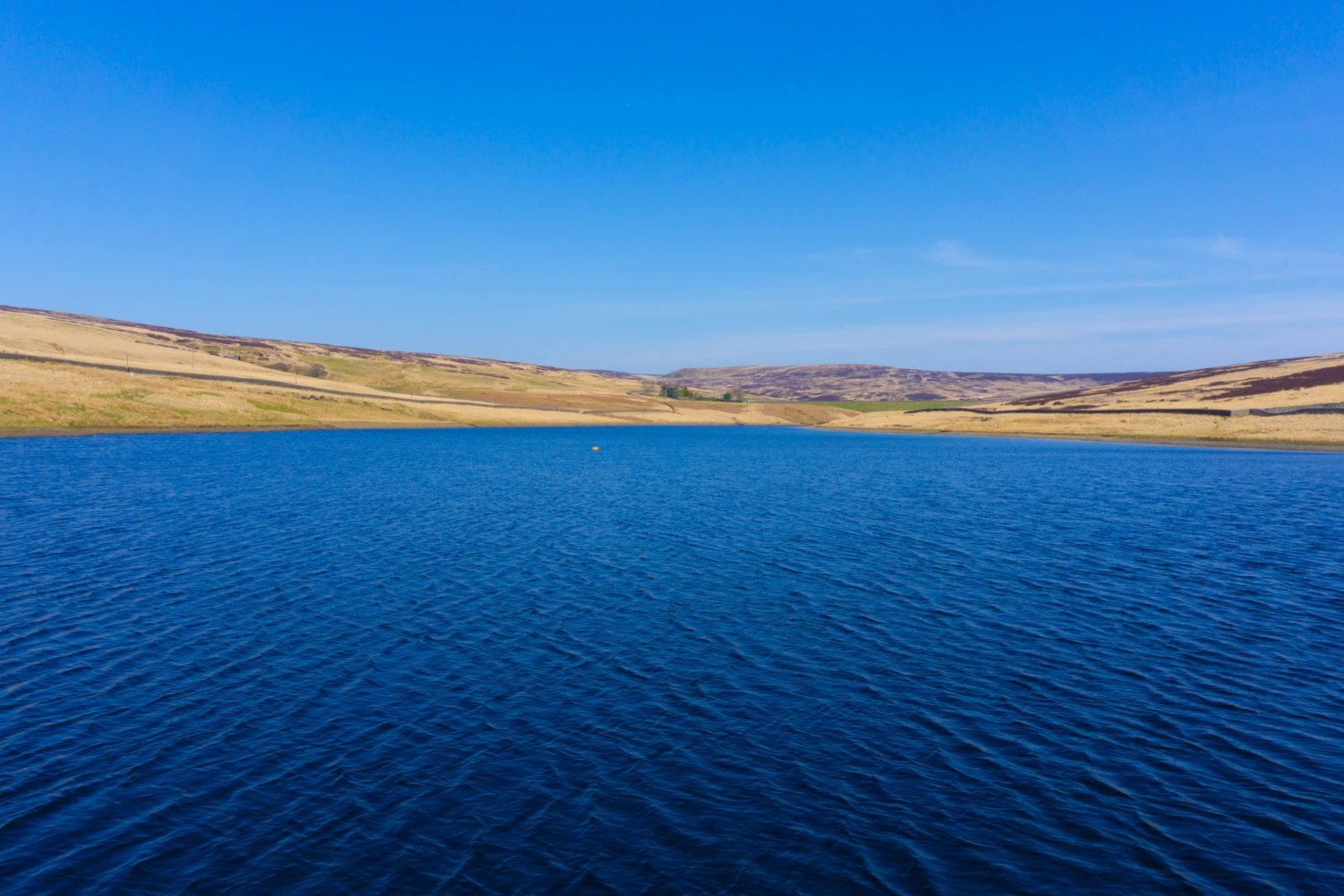 Image name walshaw dean reservoir yorkshire blue the 1 image from the post Walk: Mary Towneley Loop in Yorkshire.com.