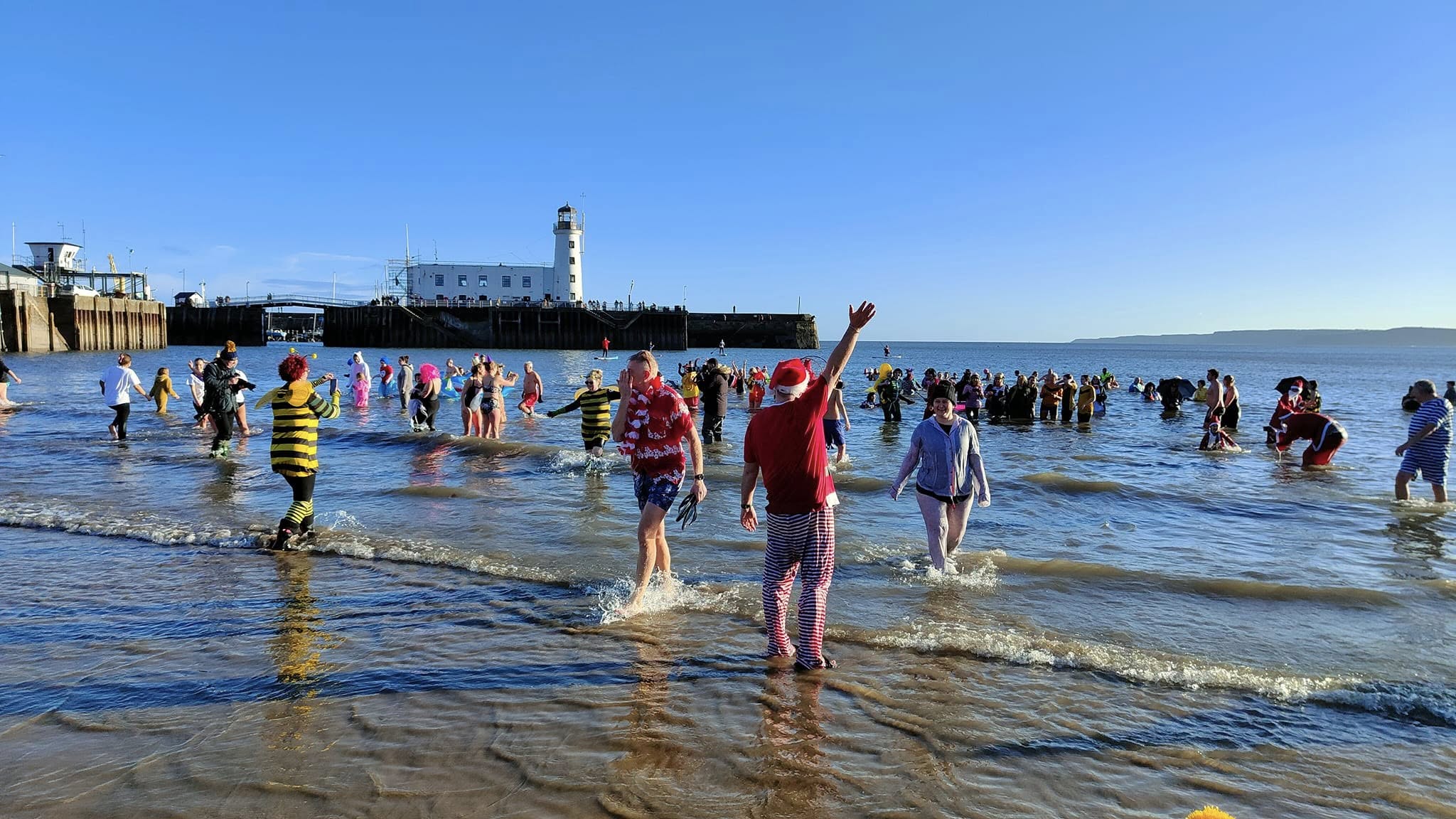 Image name scarborough lions new year dip the 1 image from the post New Year's Day Dips in Yorkshire 2025 in Yorkshire.com.