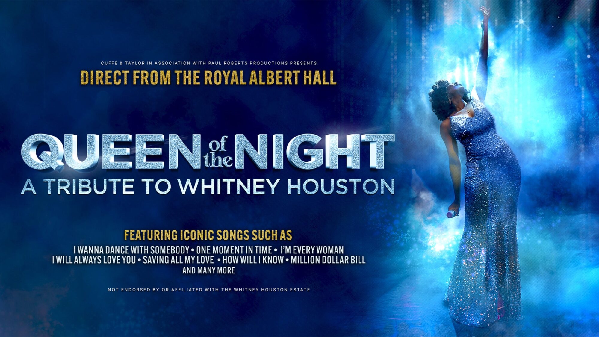 Image name Queen of the Night A Tribute to Whitney Houston at Hull City Hall Hull the 19 image from the post Queen of the Night - A Tribute to Whitney Houston at Huddersfield Town Hall, Huddersfield in Yorkshire.com.