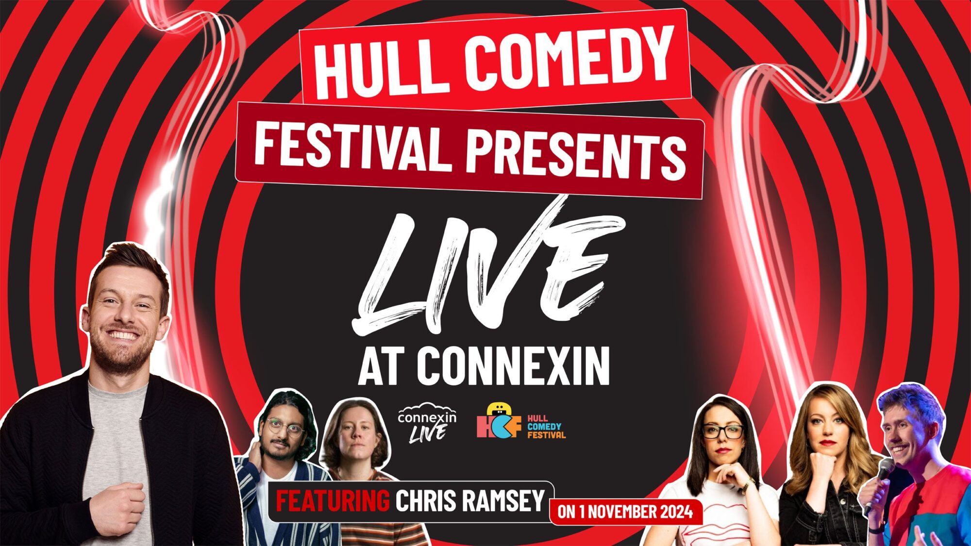 Image name Chris Ramsey Arches Bar Champagne Experence at Sheffield City Hall Oval Hall Sheffield the 25 image from the post Chris Ramsey - Here Man at York Barbican, York in Yorkshire.com.