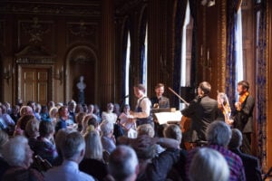 Image name Audience 1 at Duncombe Park credit Matthew Johnson the 1 image from the post Ampleforth in Yorkshire.com.