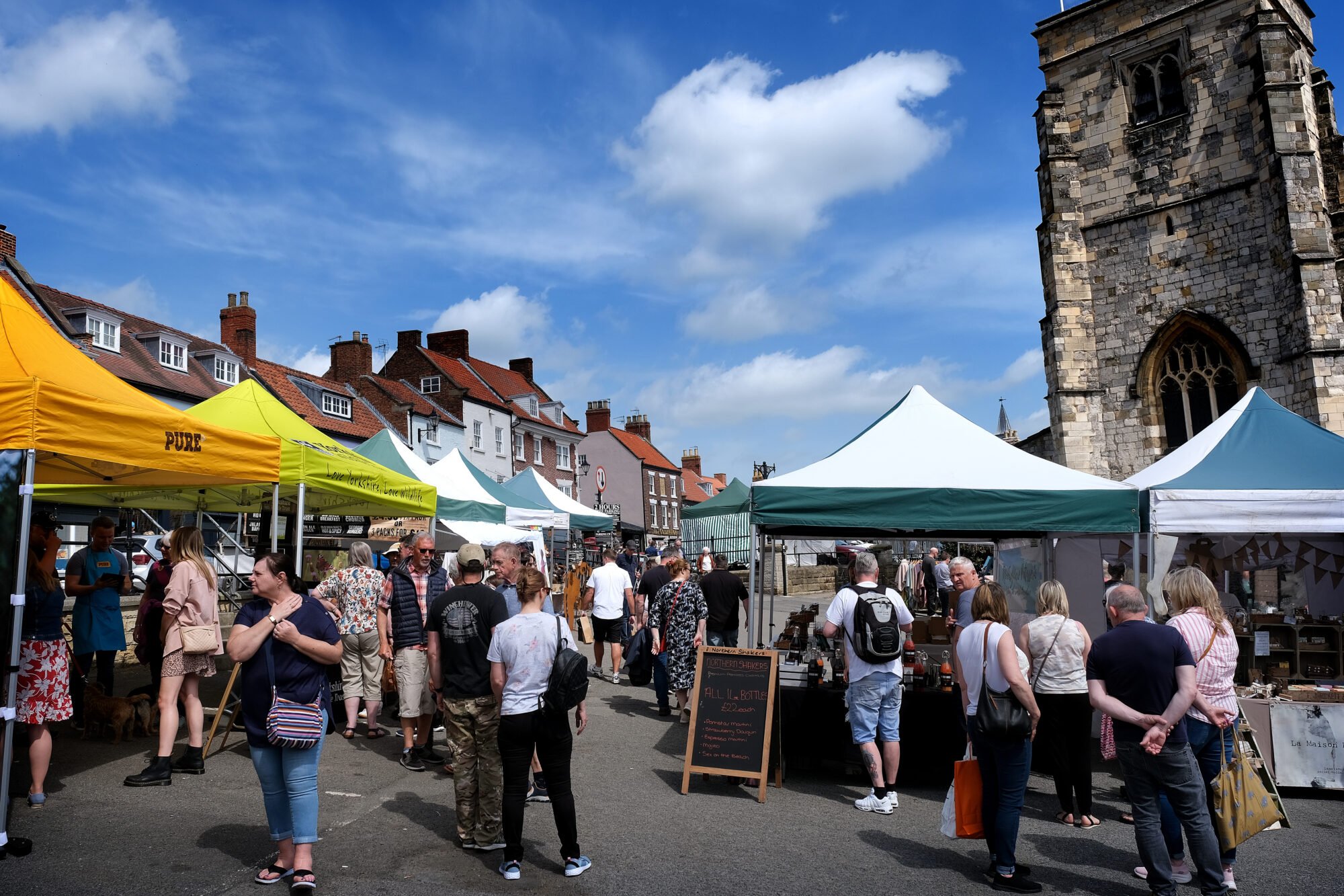 Image name Market Church May 20221 1 the 3 image from the post Malton Monthly Food Market in Yorkshire.com.